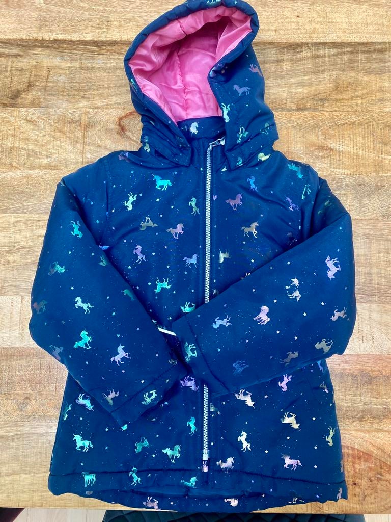 Veste d'hiver Unicorn NAME IT taille 116 (6 ans), Name it, Comme neuf, Enlèvement, Fille