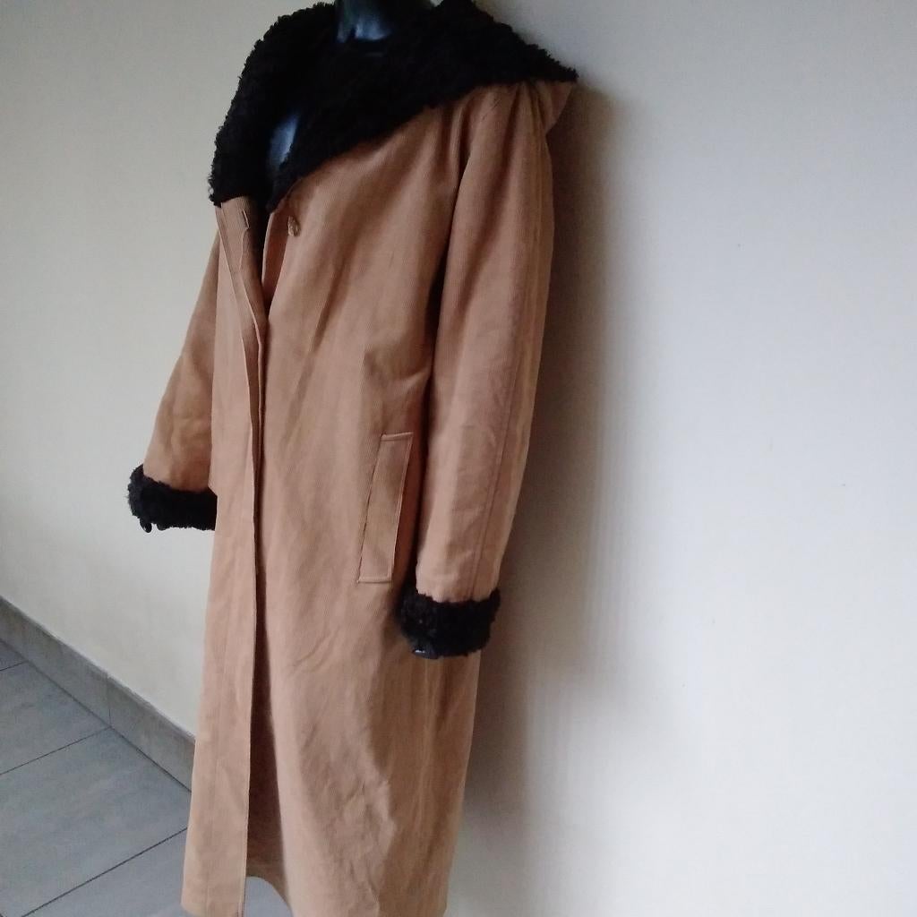 Vintage Top Trend coat from Finland, Kleding | Dames, Jassen | Winter, Vintage mantel, Verzenden, Gedragen, Maat 42/44 (L)