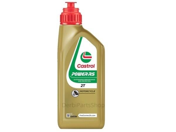 Castrol Power RS 2T olie 1L Derbi AM6 Piaggio Gilera 50cc, Ophalen of Verzenden, Nieuw, Overige typen, Castrol