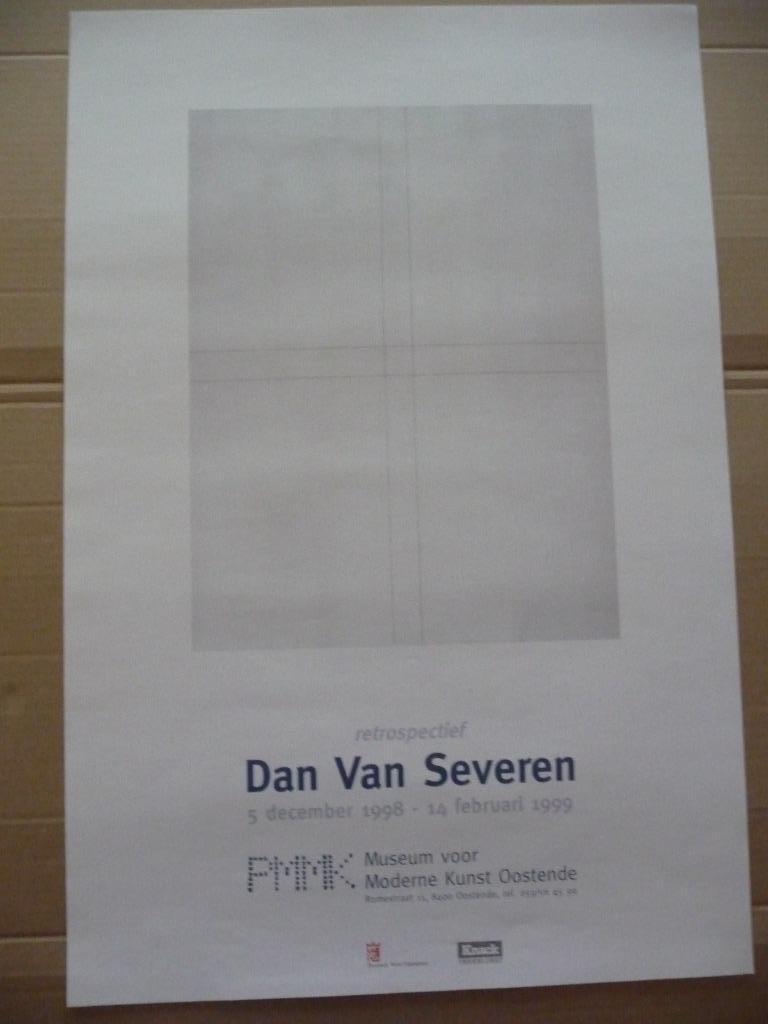 Affiche DAN VAN SEVEREN - PMMK OSTEND, 1998, Antiquités & Art, Art | Lithographies & Sérigraphies, Enlèvement ou Envoi