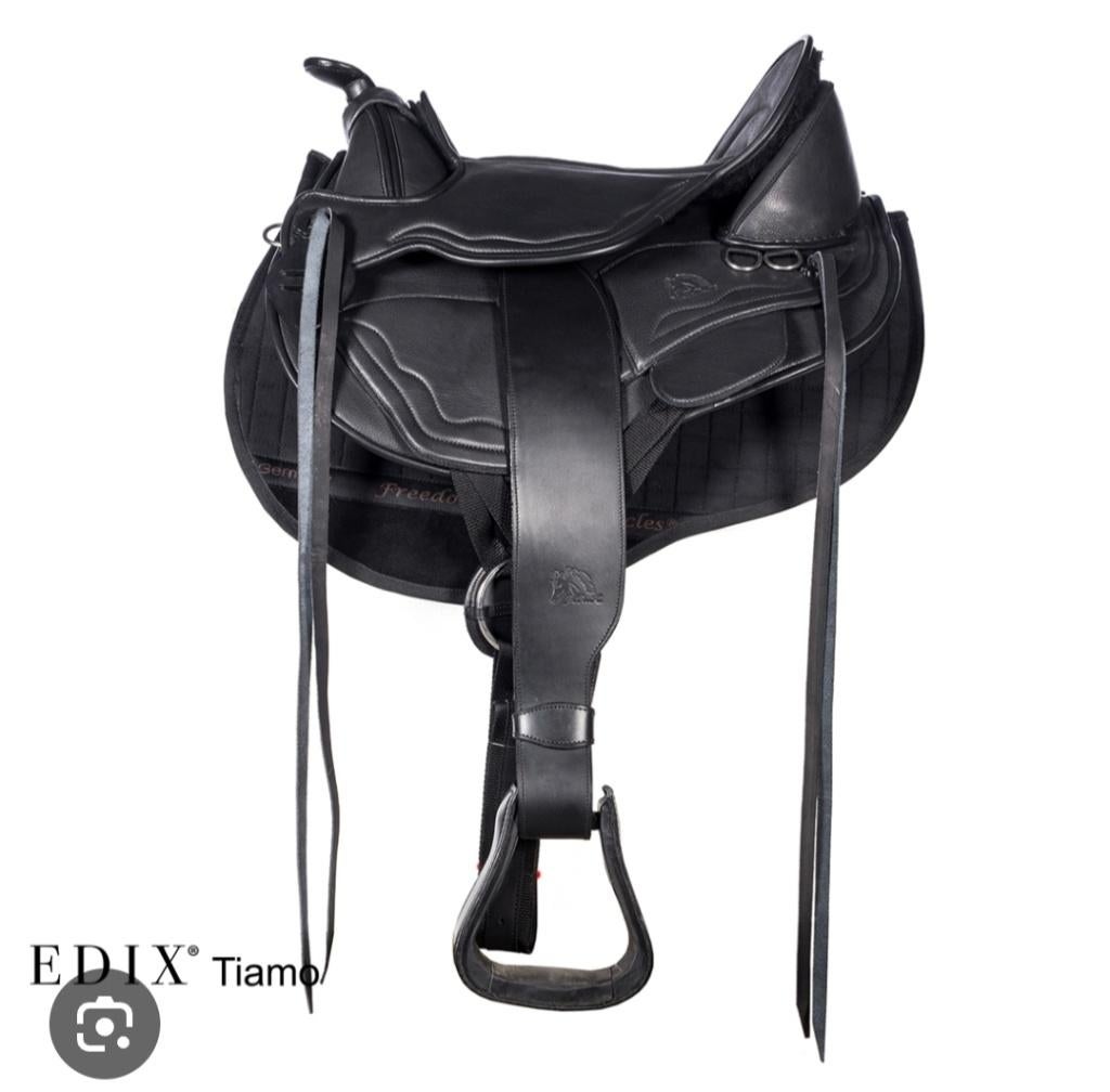 Boomloos zadel edix tiamo, Animaux & Accessoires, Chevaux & Poneys | Selles, Comme neuf, Western, Enlèvement