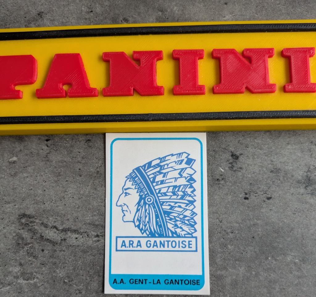 PANINI FOOTBALL 1972/73 EMBLEEM AA GENT NO 252 STICKER 1972, Verzenden, Zo goed als nieuw, Sticker