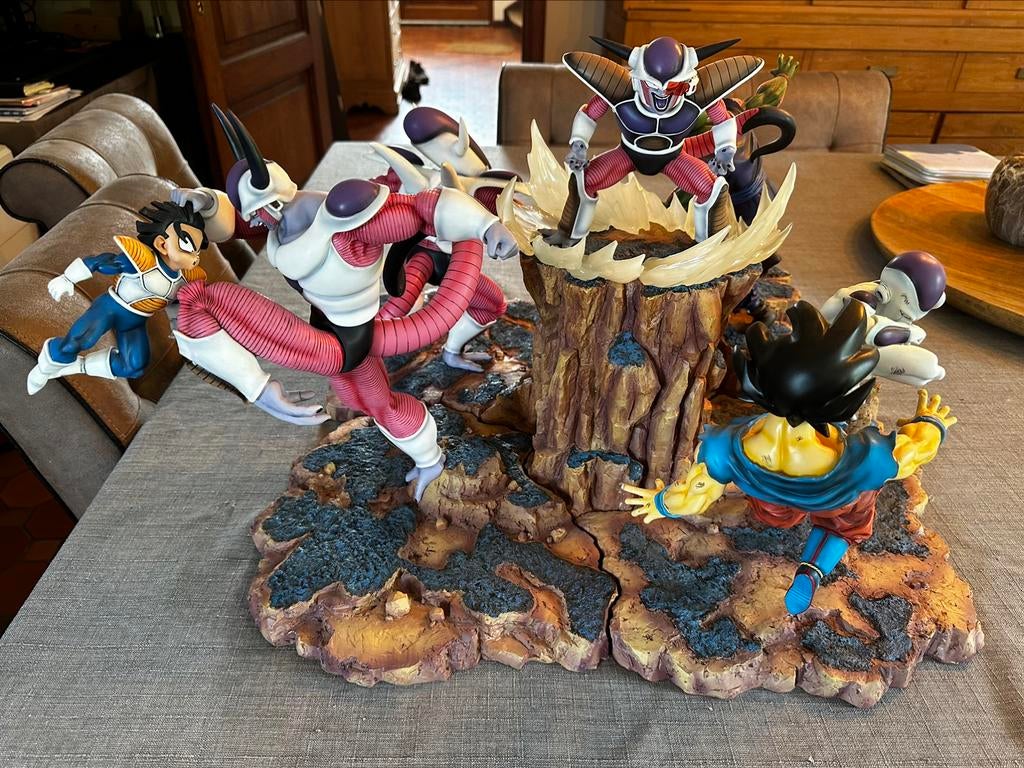 Fresque VKH Freezer vs Gohan, Piccolo, Goku