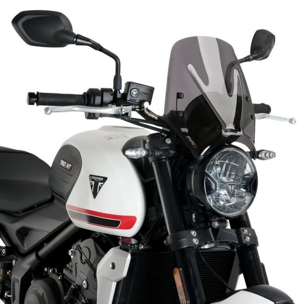 Windshield_ Bubble Windshiel_Puig windscherm voor TRIUMPH Tr, Motoren, Particulier