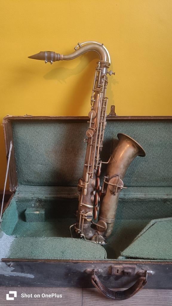 Saxofoon C Melody Speelklaar Vintage, Muziek en Instrumenten, Blaasinstrumenten | Saxofoons, Ophalen, Tenor