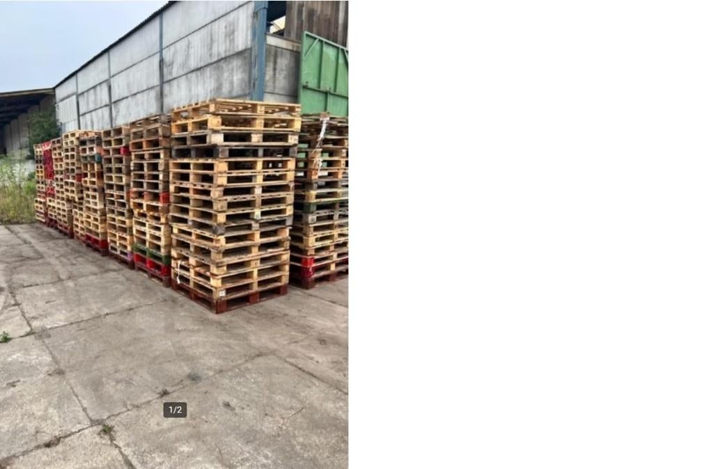 pallets Blok  120x100, Doe-het-zelf en Bouw, Hout en Planken, Ophalen, Gebruikt, 25 tot 50 mm, Minder dan 200 cm