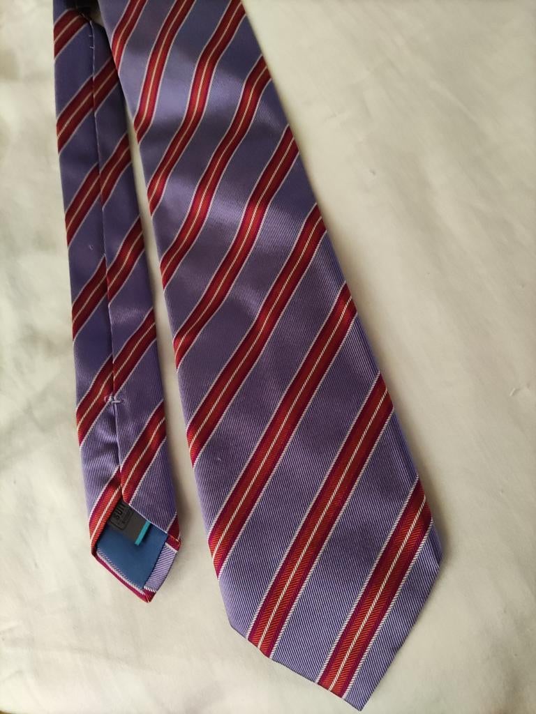 SUIT SUPPLY striped tie - Made in Italy, Ophalen of Verzenden, Zo goed als nieuw