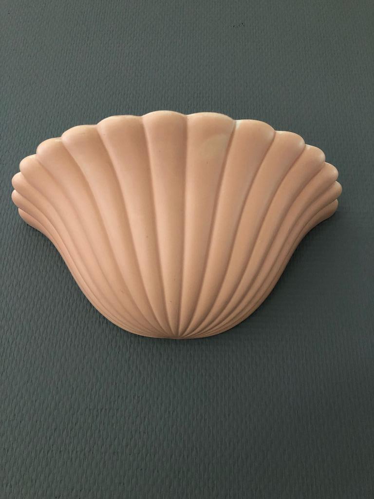 4 appliques murales en céramique | Coquillage | Shell wall l, Enlèvement ou Envoi, Comme neuf, Autres matériaux