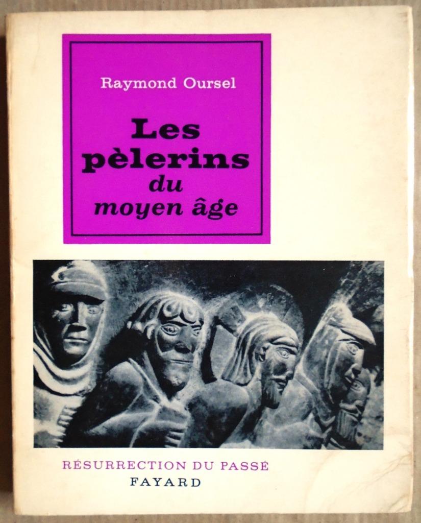 Les pèlerins du Moyen Age -1963 - signé - Raymond Oursel, Raymond Oursel /1921-2008, Enlèvement ou Envoi, 14e siècle ou avant