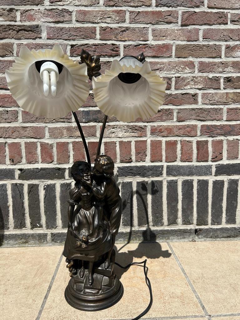 Grote staanlamp / tafel lamp, 2 kinderen 2 lampen, Huis en Inrichting, Ophalen, Gebruikt, Overige materialen, Minder dan 100 cm
