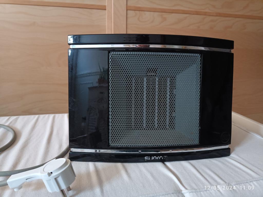 Chauffage d'appoint céramique 2000w, Bricolage & Construction, Moins de 60 cm, Thermostat, Enlèvement, Utilisé