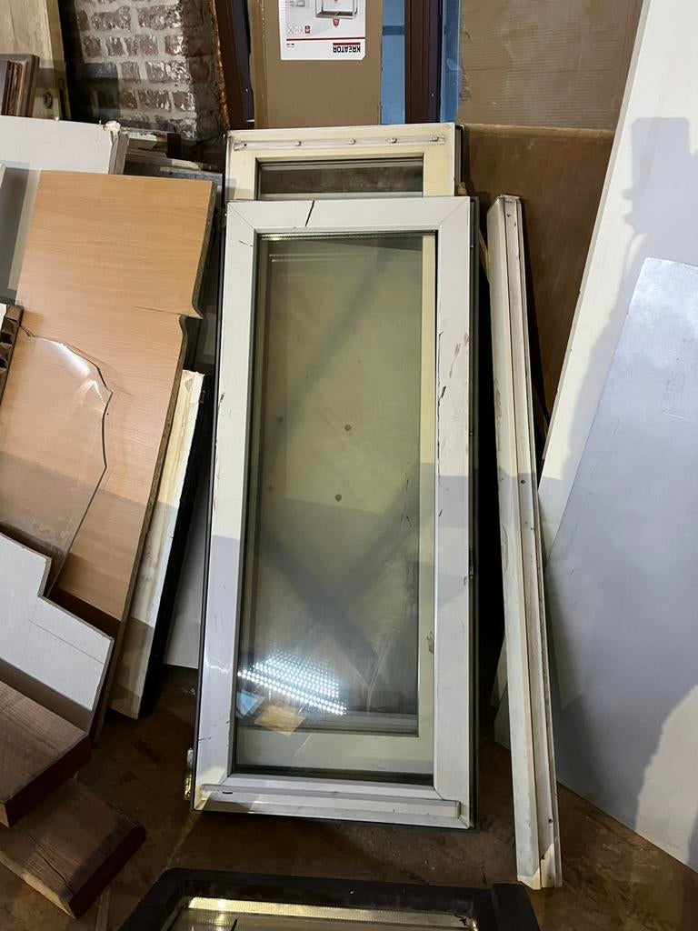Fenetres double a donner, Bricolage & Construction, Double vitrage, 120 à 160 cm, Fenêtre de façade ou Vitre, Enlèvement