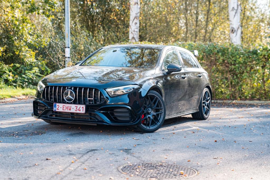 TE HUUR: Mercedes A45S AMG 2024 Facelift, Diensten en Vakmensen, Verhuur | Auto en Motor, Personenauto, Trouwauto