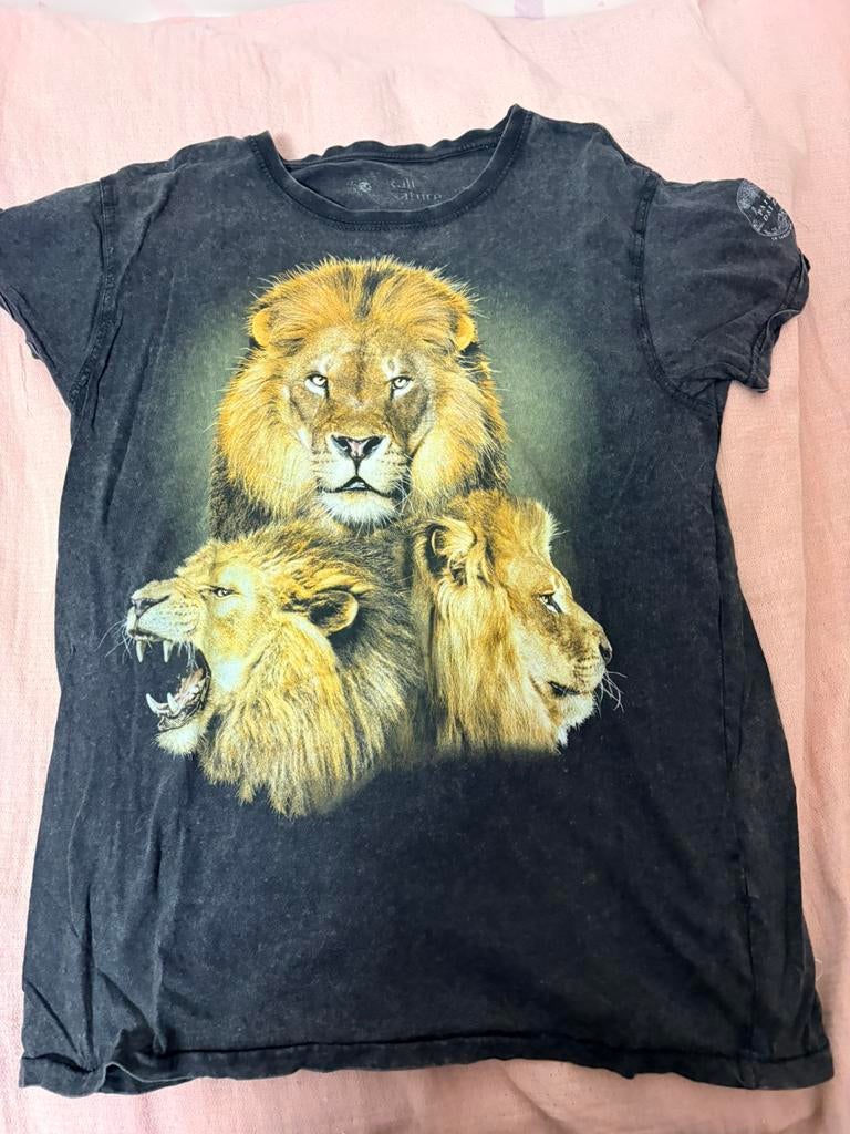 Pairi-Daiza T-shirt met kleine leeuw, Ophalen, Zo goed als nieuw, Korte mouw, Maat 36 (S)