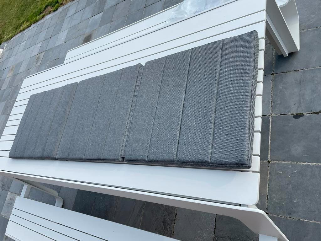 ligbedkussen grijs Olefin Exterioo NIEUW 54 x 188, Ophalen of Verzenden, Nieuw