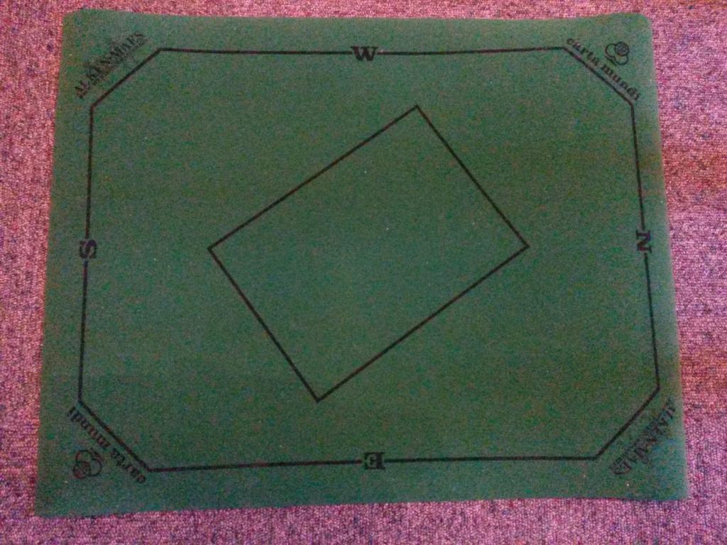 Kaartenonderlegger Carta Mundi, Verzamelen, Speelkaarten, Jokers en Kwartetten, Ophalen, Zo goed als nieuw