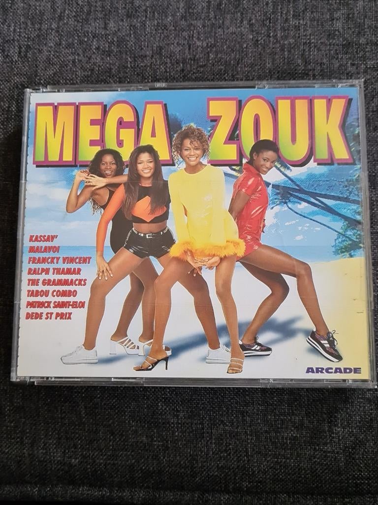 Francky Vincent / Ralph Thamar  Mega Zouk 2002  4 cd, Enlèvement, Comme neuf