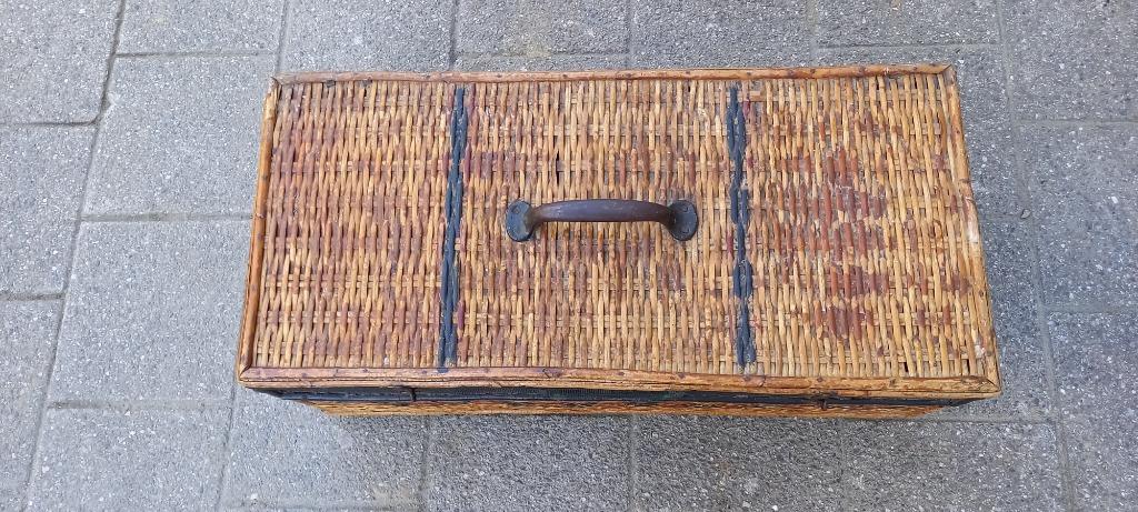 Retro rieten bak voor duiven vervoer, Enlèvement ou Envoi, Utilisé