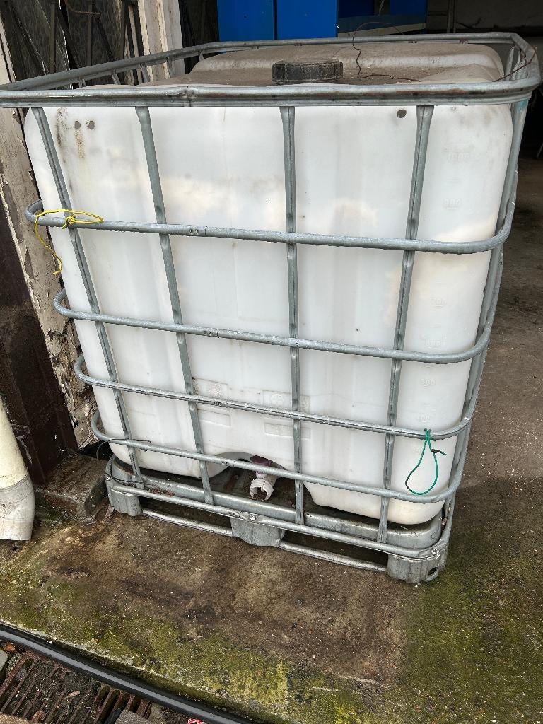 IBC CONTAINER WATEROPSLAG 1000 LITER, Ophalen of Verzenden