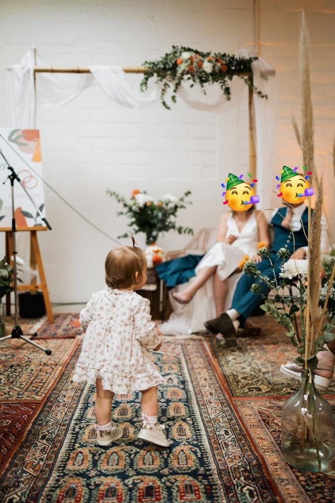 Ceremonie boog, Ophalen