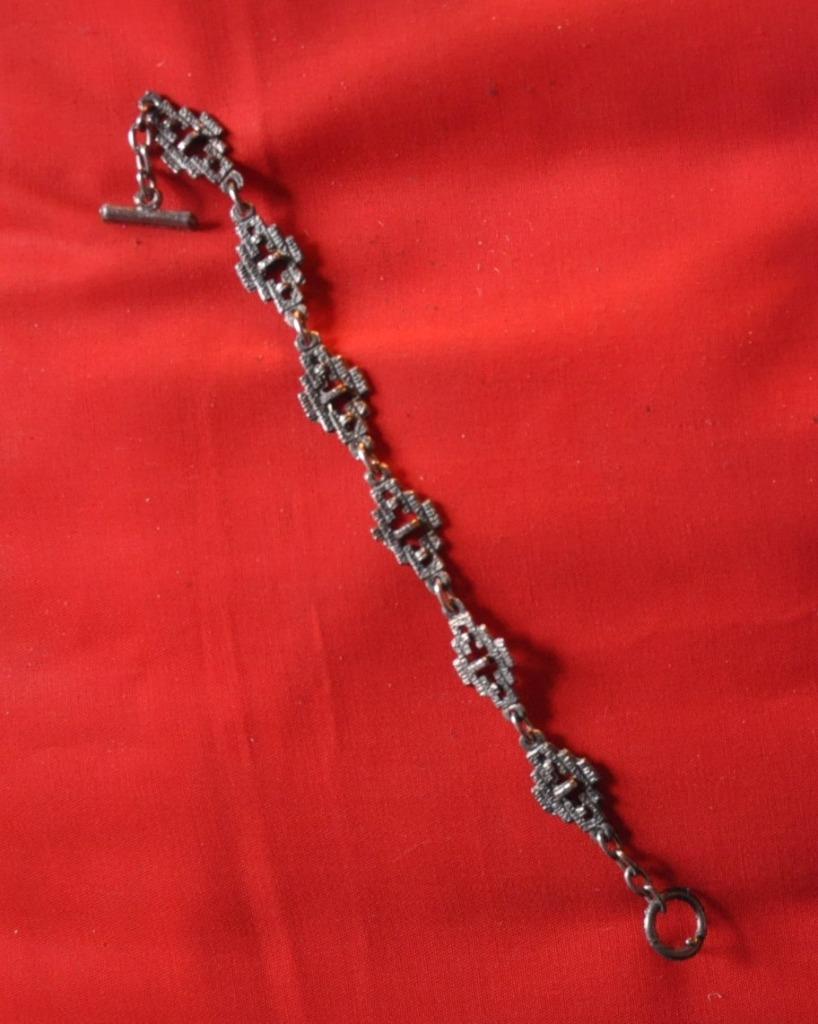 D chaine de montre gousset art nouveau maille losange, Bijoux, Sacs & Beauté, Enlèvement ou Envoi, Autres types