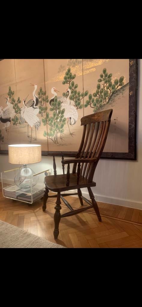 oude Windsor lathback chair (authentiek), Ophalen