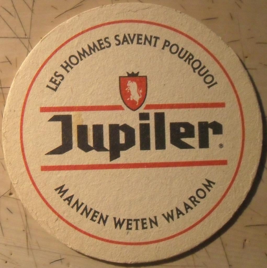 Sous-bock Jupiler ronde, Collections, Marques de bière, Enlèvement ou Envoi, Sous-bock, Jupiler