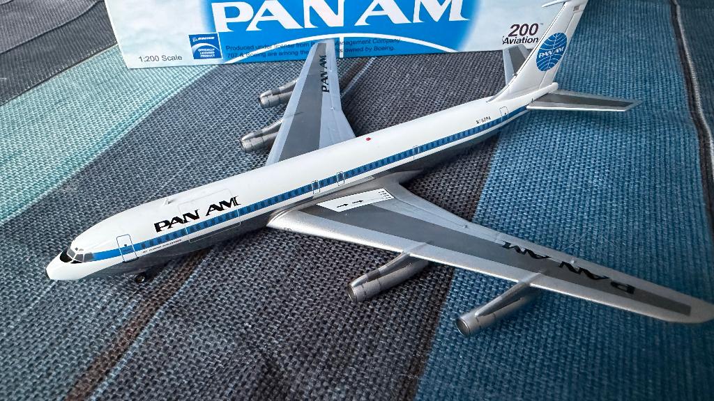 Aviation200 PAN AM Boeing 707 1:200, Ophalen, Zo goed als nieuw, Schaalmodel