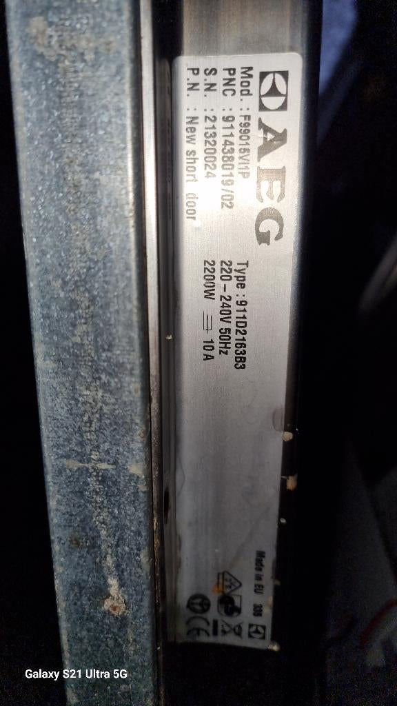 Vaatwasser AEG XXl Silent inbouw, Elektronische apparatuur, Ophalen, Gebruikt, Energieklasse A of zuiniger, Minder dan 10 liter