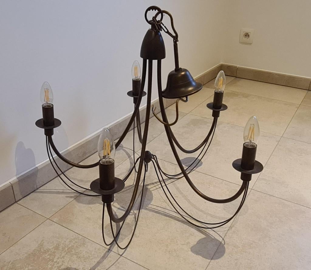 Lustre salle-à-manger, Enlèvement, Comme neuf, Métal