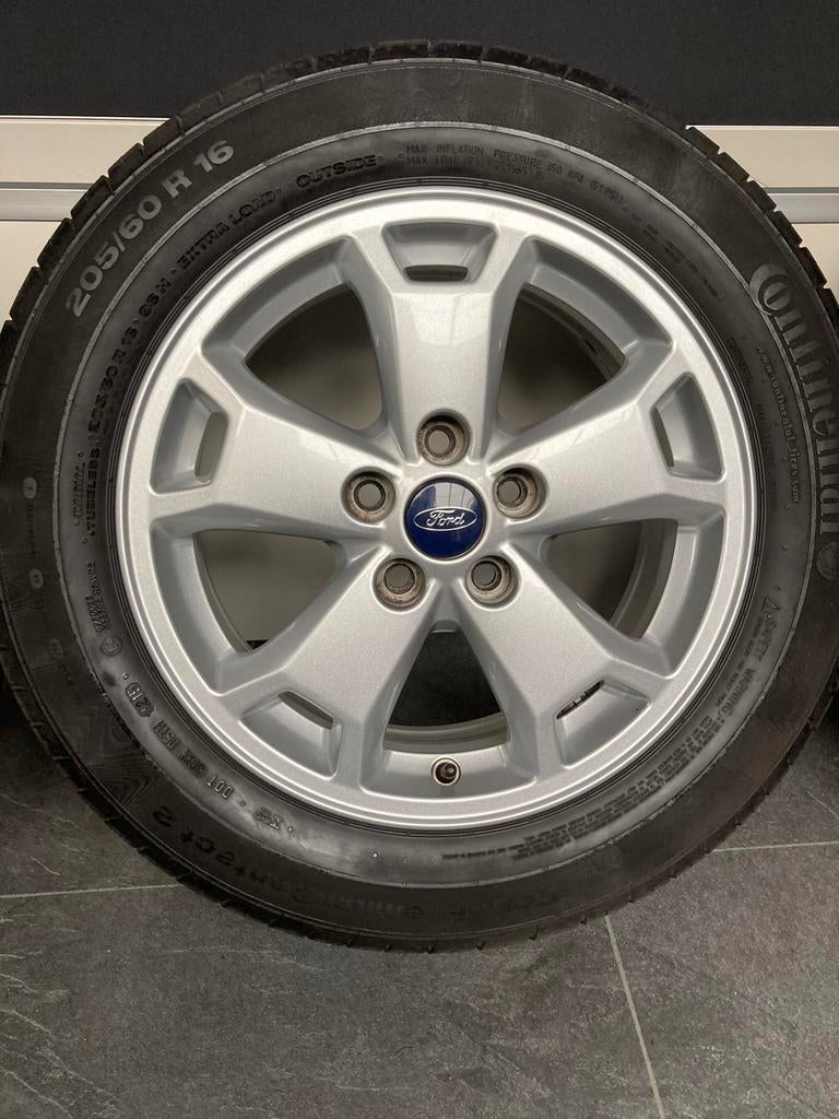 16 inch originele Ford Transit Connect velgen + banden 5x108, Enlèvement ou Envoi, Ford