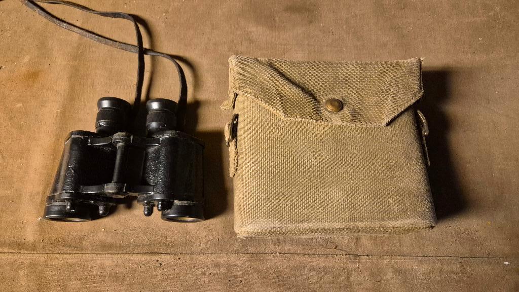 1944 Kershaw Britse verrekijker met draagtas 1939, Ophalen of Verzenden, Landmacht, Overige typen