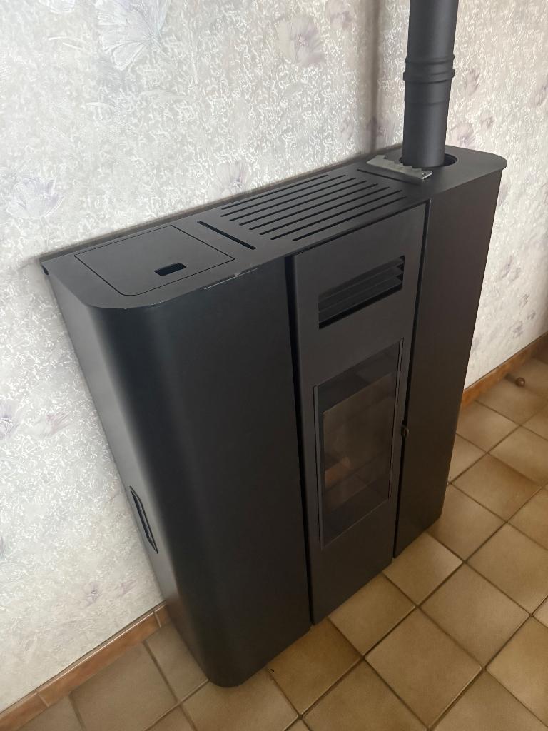 Pelletkachel  Eva Calor - Rebecca 11kw, Ophalen, Zo goed als nieuw, Vrijstaande haard, Overige soorten