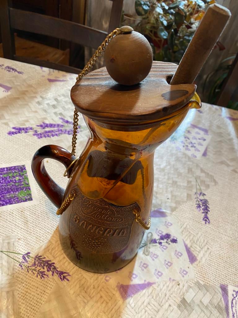 Carafe / cruche / Bouteille pour Sangria – Style vintage, Enlèvement ou Envoi