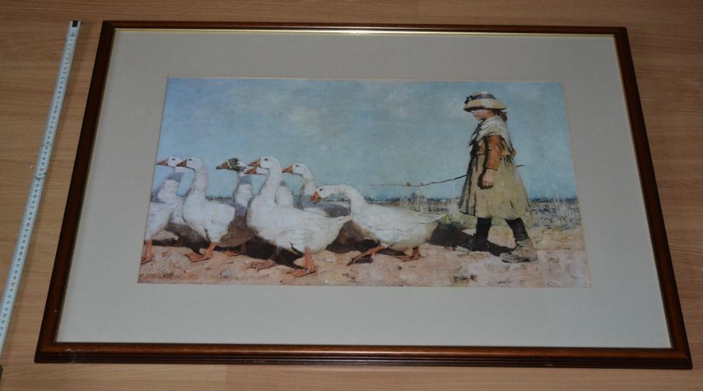 Reproductie "ganzenhoedster" James Guthrie, Ophalen