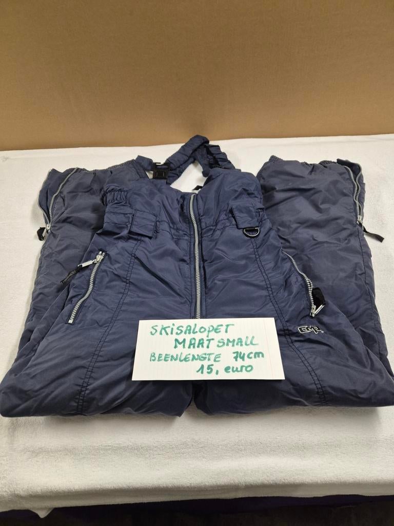 Skikleding, maten en prijzen  vermeld, Ophalen, Gebruikt