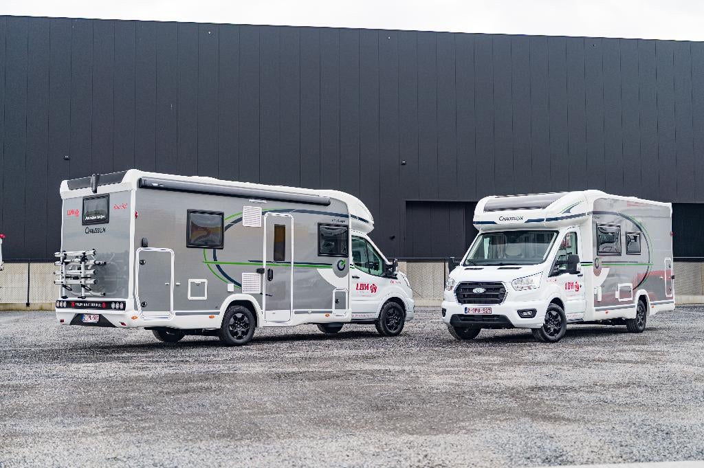 Mobilhomes TE HUUR, Caravans en Kamperen, Mobilhomes, Chemisch toilet, Standaard zit, Ringverwarming, Bedrijf
