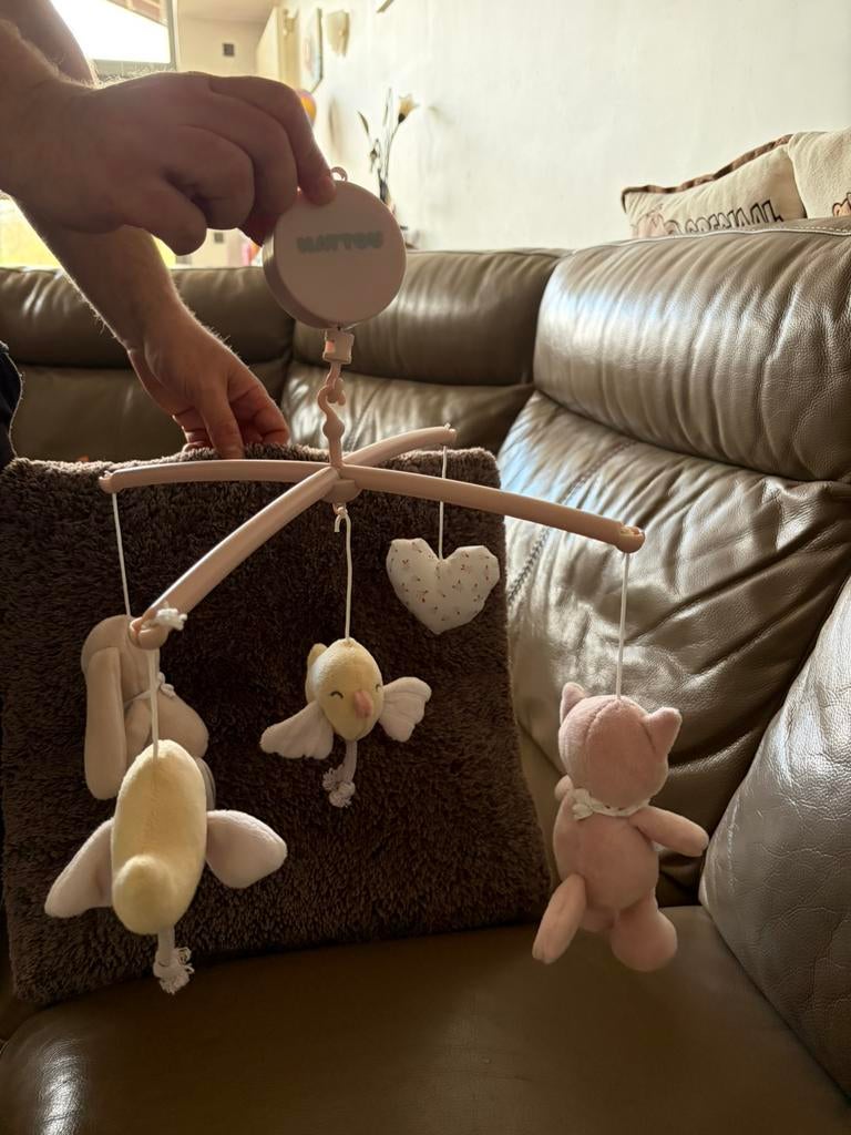 Muziekmobiel, Kinderen en Baby's, Babyparken, Ophalen, Gebruikt, Rond, In hoogte verstelbaar