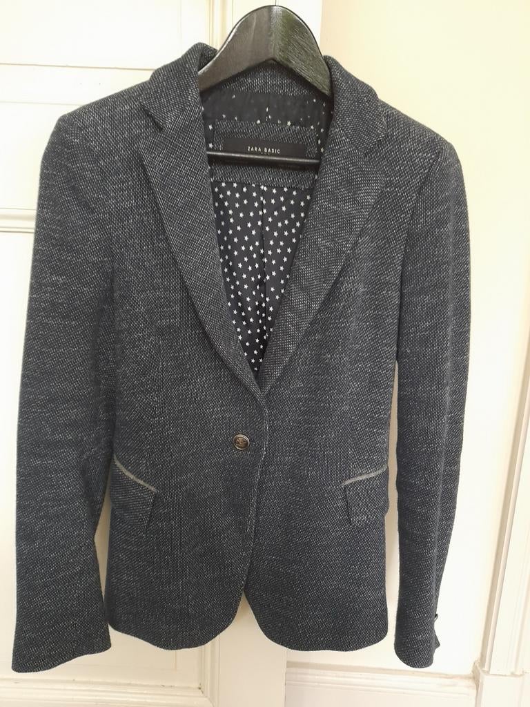 Jasje/blazer van het merk ZARA basic in perfecte staat, Ophalen of Verzenden, Maat 36 (S), Blauw, Jasje