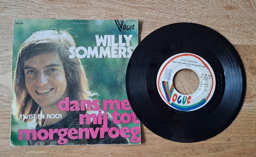 Willy Sommers - Dans Met Mij Tot Morgenvroeg, Cd's en Dvd's, Vinyl Singles, Gebruikt, 7 inch, Single, Ophalen of Verzenden