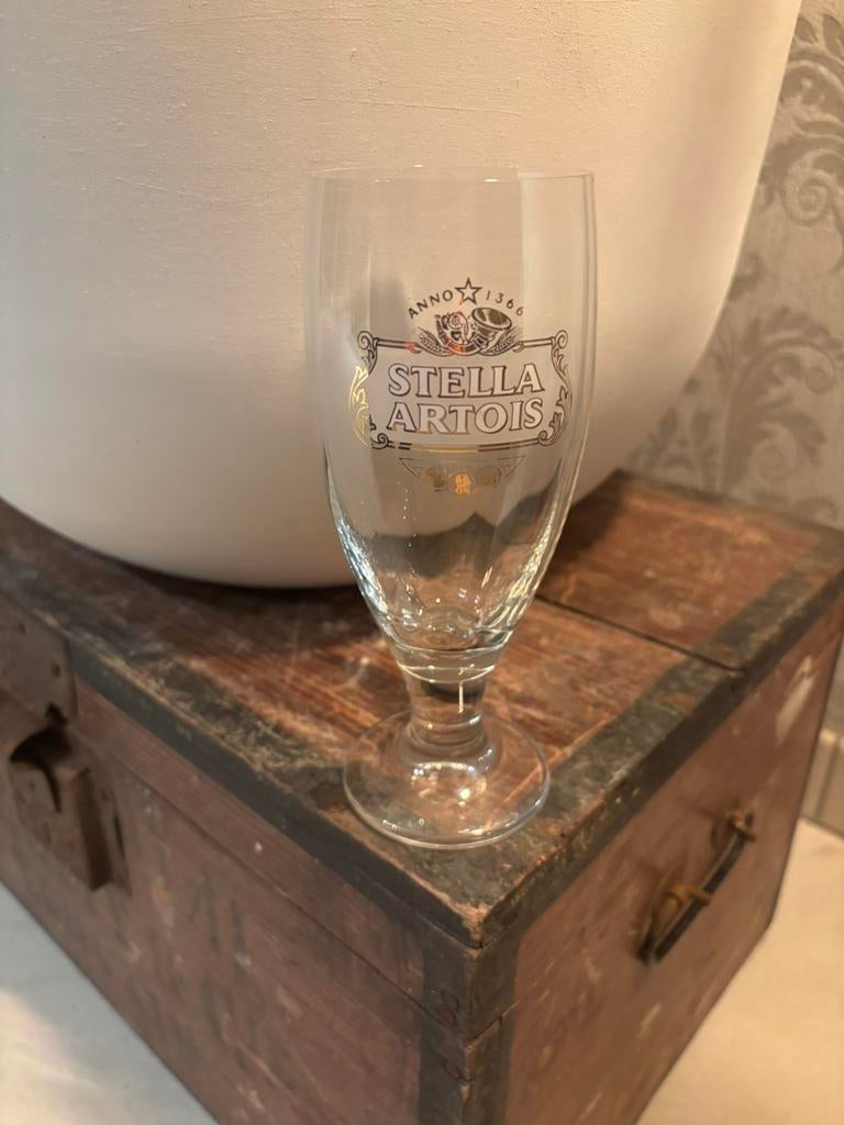 Oud stella artois glas, Enlèvement ou Envoi, Comme neuf, Verre