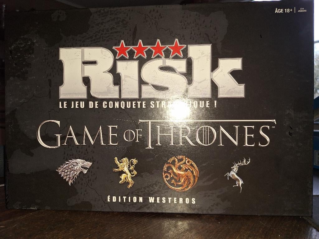 RISK GAME OF THRONES, Hobby & Loisirs créatifs, Cinq joueurs ou plus, Enlèvement ou Envoi, Comme neuf, Hasbro