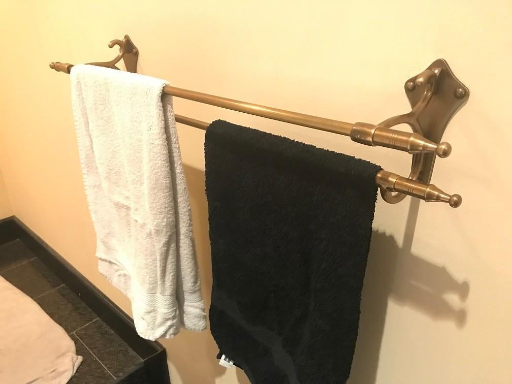 NIEUW KOPEREN HANDDOEKENREK HANDDOEKREK Eichholtz Harvey, Ophalen of Verzenden, Nieuw, Overige kleuren, Handdoekenrek