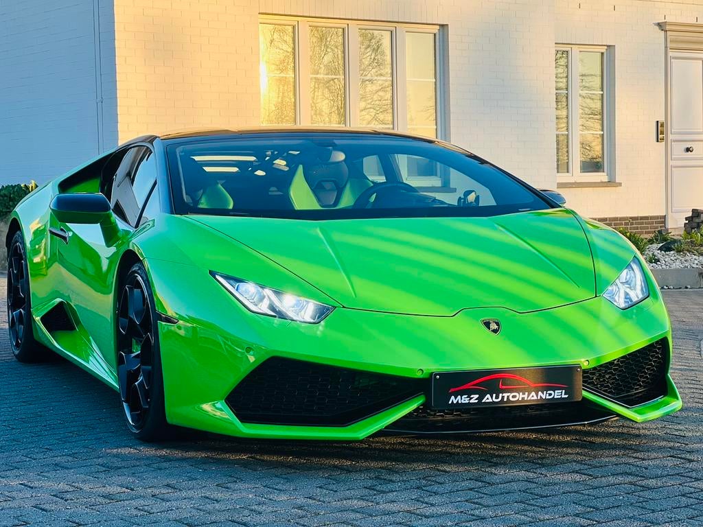 Lamborghini Huracan LP610 * BTW WAGEN !!, Auto's, Lamborghini, Automaat, USB, Euro 6, Leder