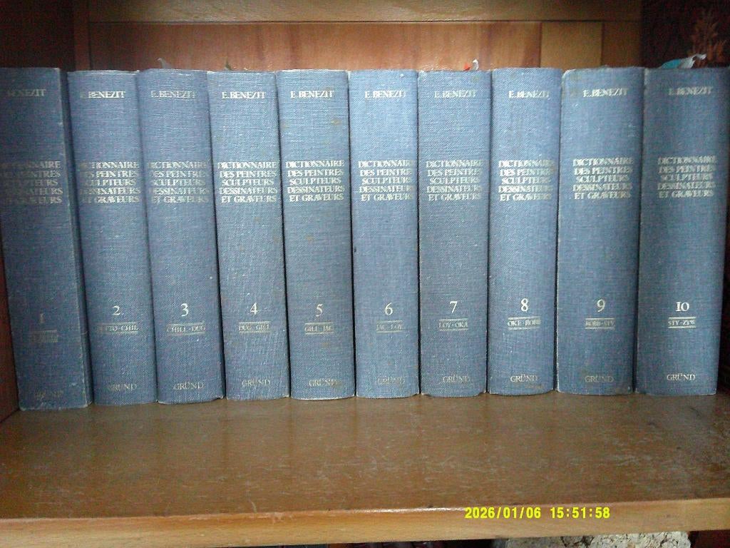 BENEZIT -De Internationale Kunstlexicon -10-delig -Als nieuw, Ophalen of Verzenden