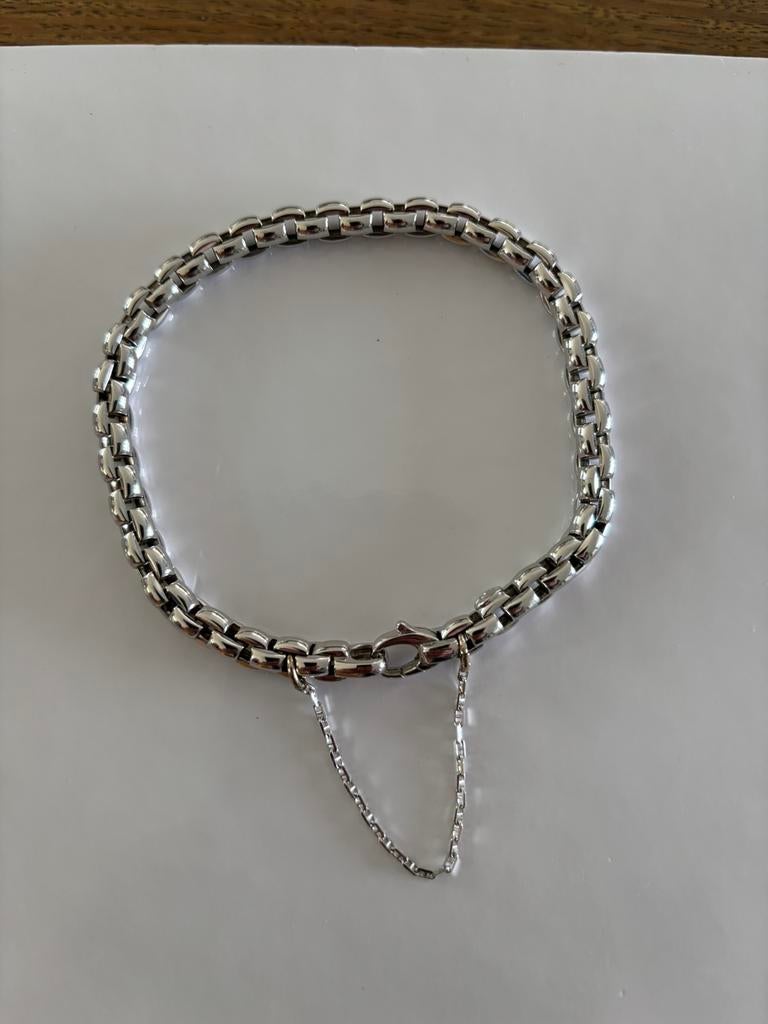 Fope armband 18kt, Handtassen en Accessoires, Ophalen, Zo goed als nieuw, Wit, Goud