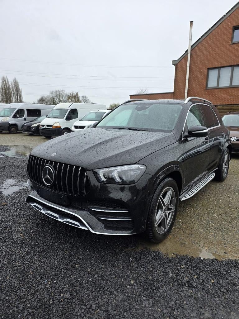 Mercedes GLE 350d AMG Pack –  Full Option – Lichte Vracht, Auto's, Mercedes-Benz, Automaat, USB, GLE, Zwart