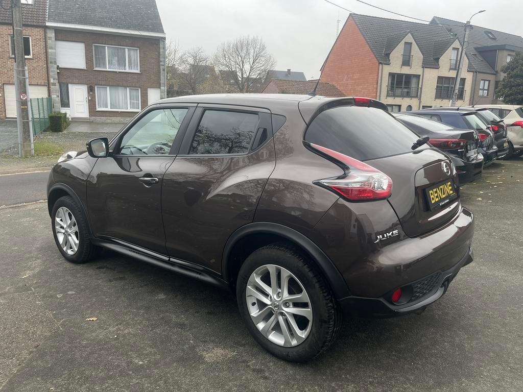 Nissan Juke 1.2 DIG-T 2WD Connect-editie 38000 km, Auto's, Nissan, Euro 6, 4 cilinders, Bruin, Bedrijf