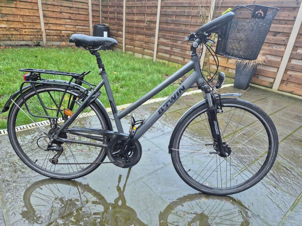 Btwin Hoprider 540 Stadsfiets, Fietsen en Brommers, Gebruikt, Minder dan 47 cm, Meer dan 20 versnellingen, Ophalen