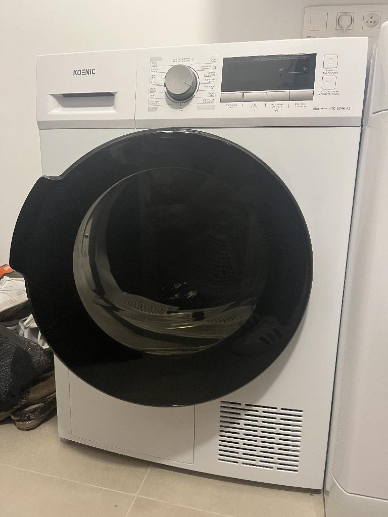Koenic 8 KG A++ sache linge + Whirlpool 9KG avec steamer, Electroménager, 8 à 10 kg, Enlèvement, Neuf
